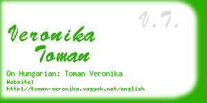 veronika toman business card